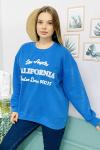 159286 Sardonlu B Yaka Sweatshirt